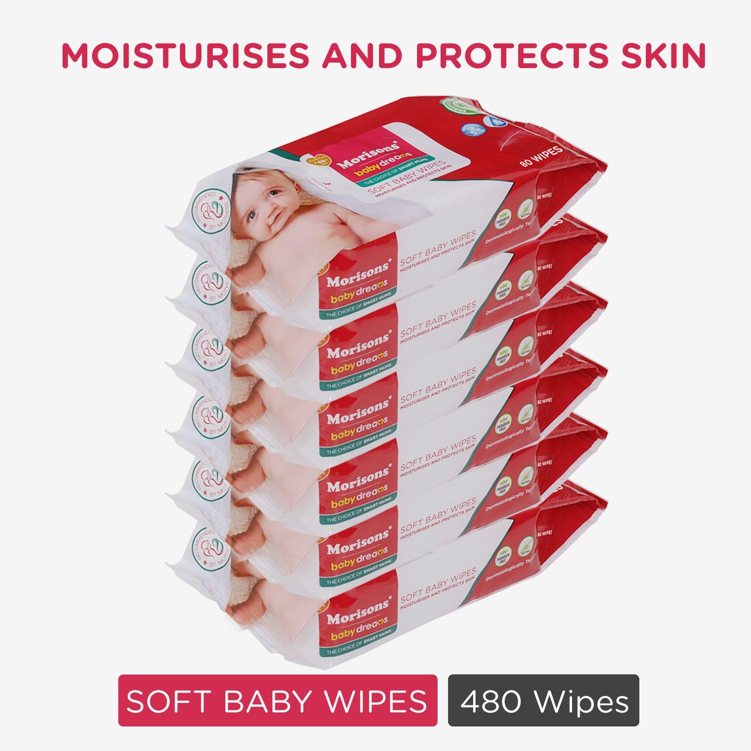 Baby Wipes 80's Combo - Pack of 6