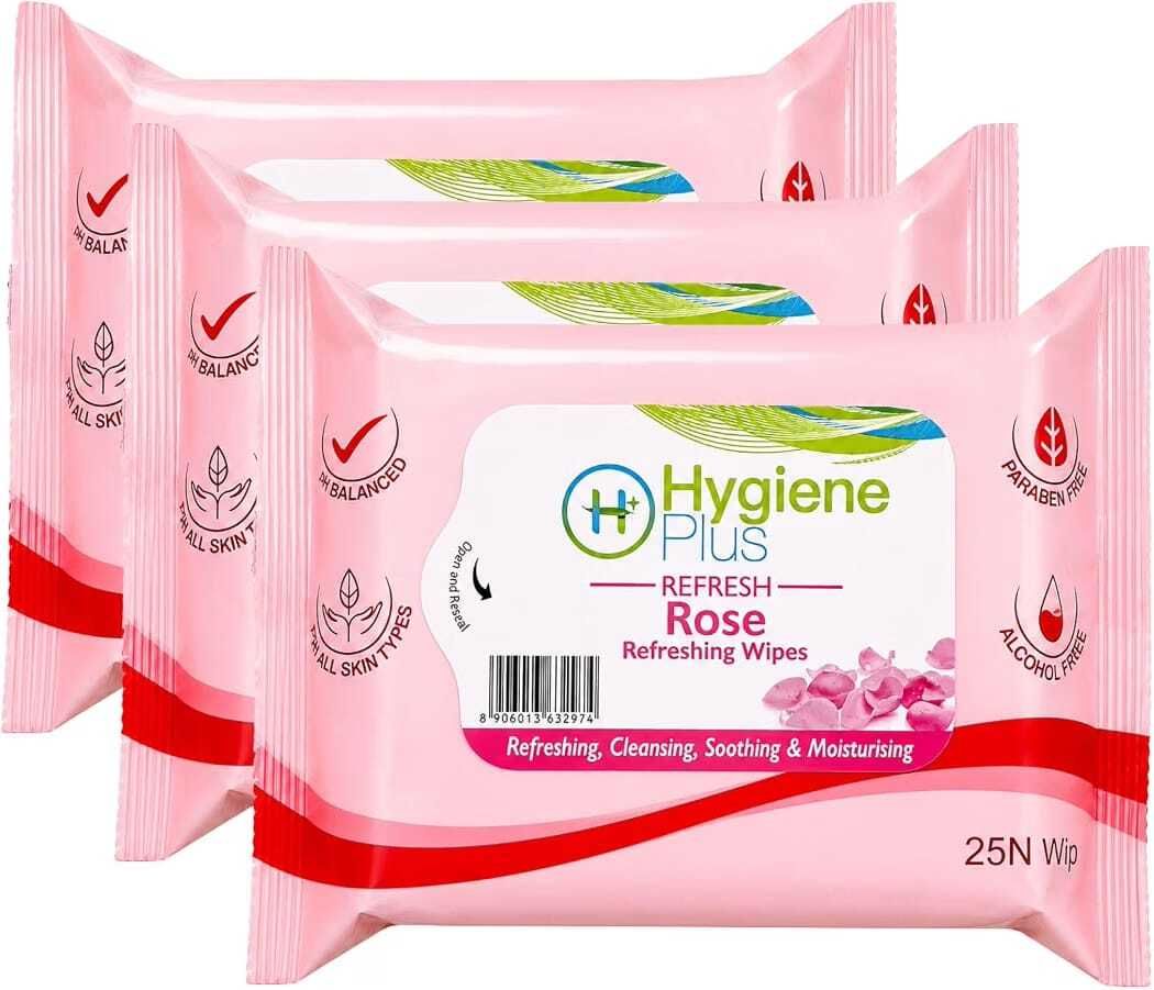 Rose Refreshing Wet Wipes | Soft & Gentle Cleansing Wipes |Travel Pack-image-30
