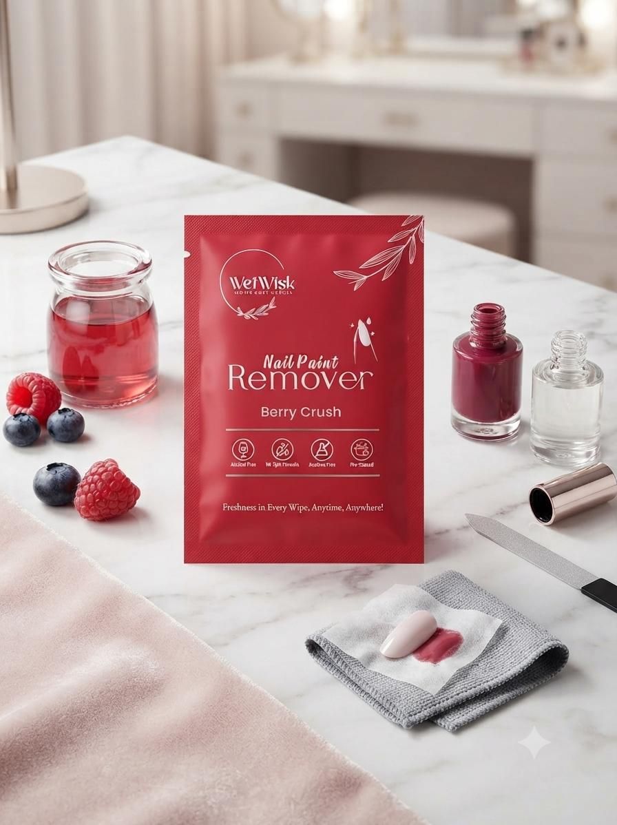 Travel-Friendly Nail Polish Remover Wipes (Pack of 50)-image-39
