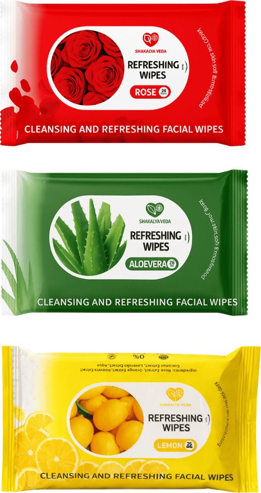 shakalyaveda Face Cleaning Wipes Pack of 3 | Soft & Refreshing Daily Use-picture-32