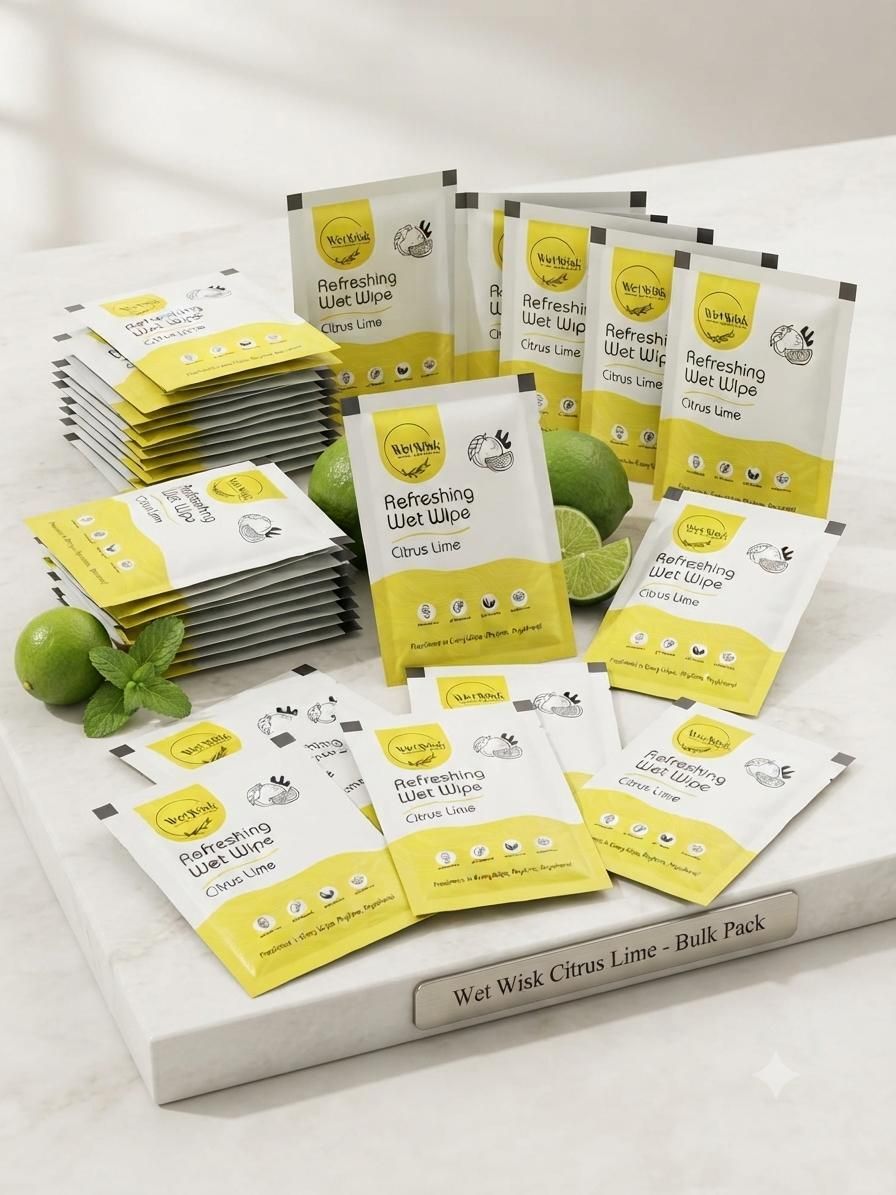 Lime Fresh Clean Wet Wipes Pack of 50-image-34