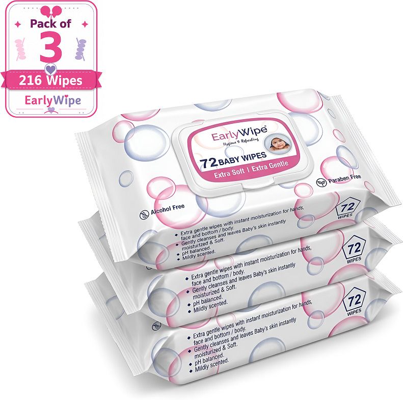 PureHug Baby Wipes Triple Value Pack - 216 Wipes-image-42