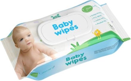 Gentle Baby Wipes - 97% Pure Water ,Alcohol-Free Lotion - (80 Wipes)-image-47