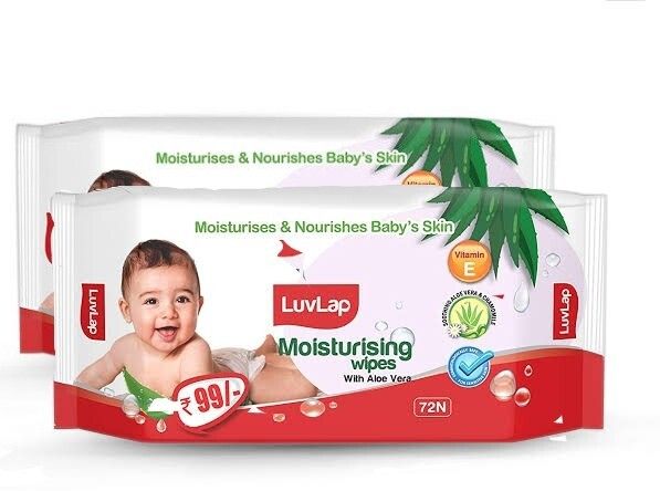 luvlap WIPES WITH ALOE VERA PACK OF 2-picture-36