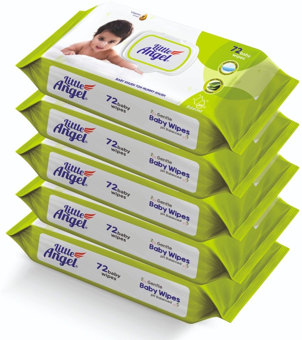 Super Soft Baby Wipes with Aloe Vera Extract, Lid pack-image-12