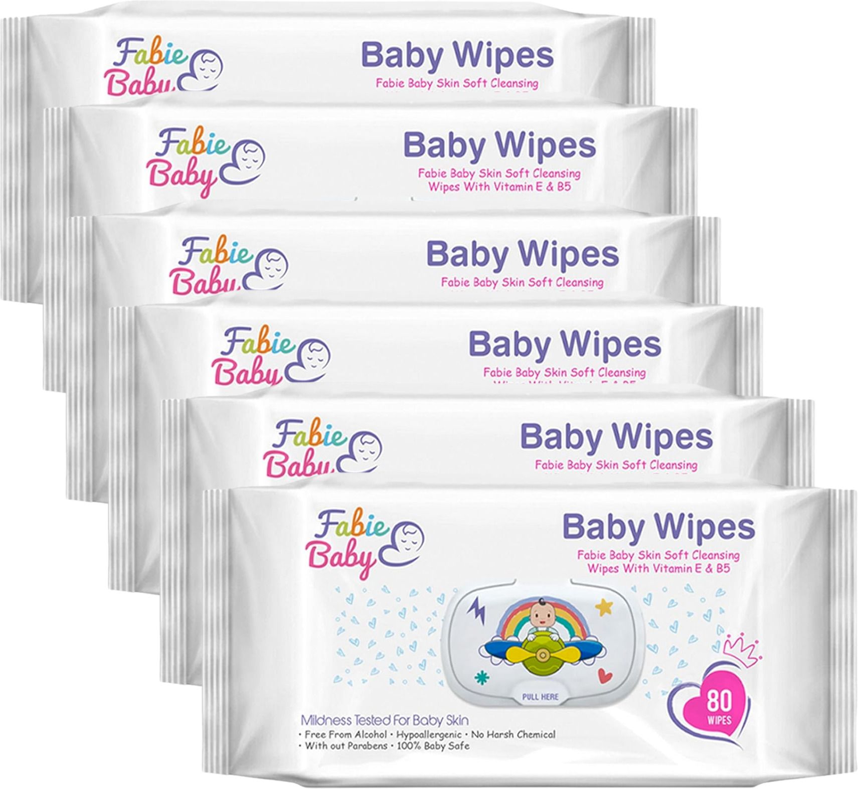 Skin Soft Cleansing Wipes With Vitamin E-image-0