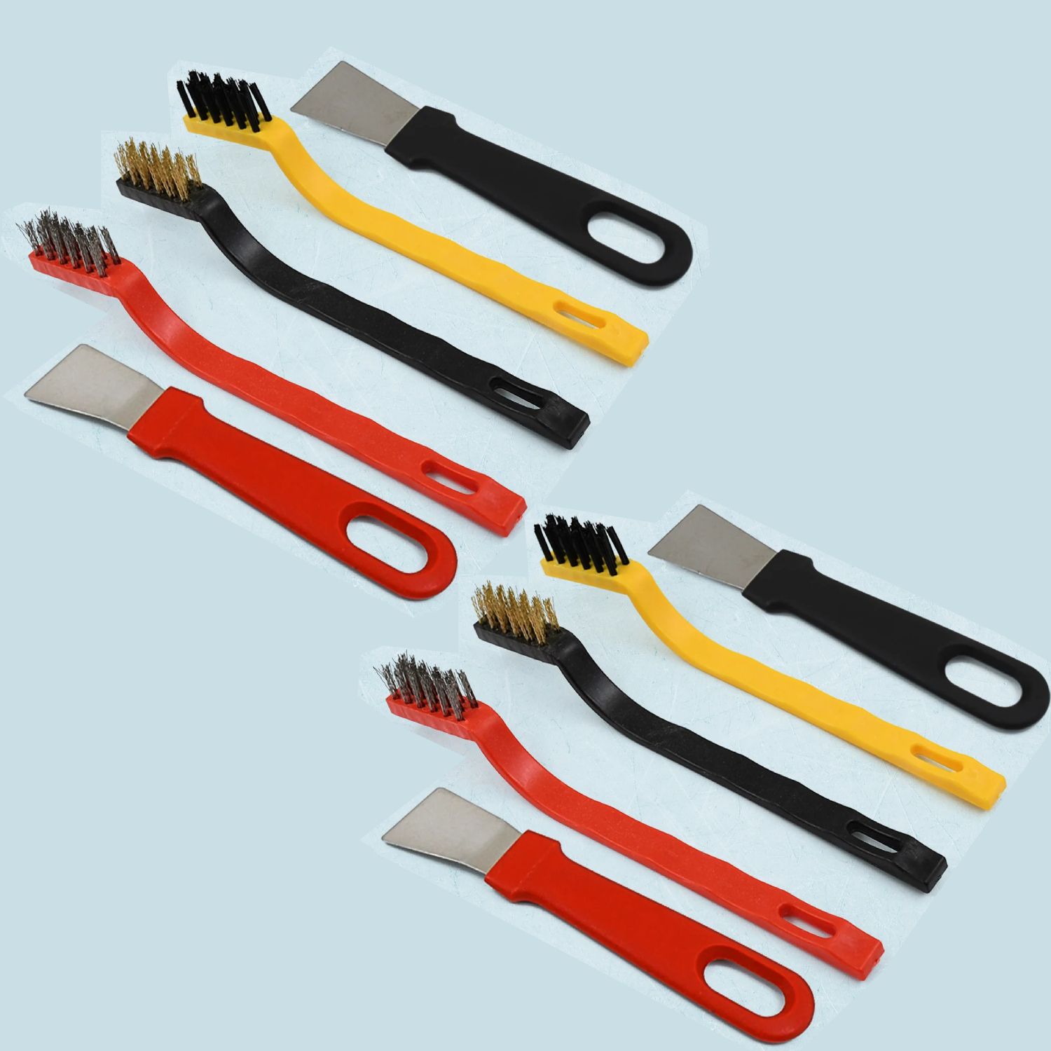 gift corner Wire Brush and Scraper Set (5 Pcs Set) 2 set Cylinder Brush-picture-2