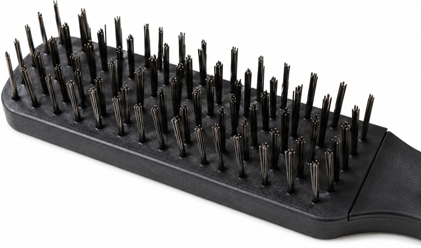 rreind Black Plastic Handle Wire Brush, For Cleaning Rust and Outdoor Grills Handle Scratch Brush-picture-21