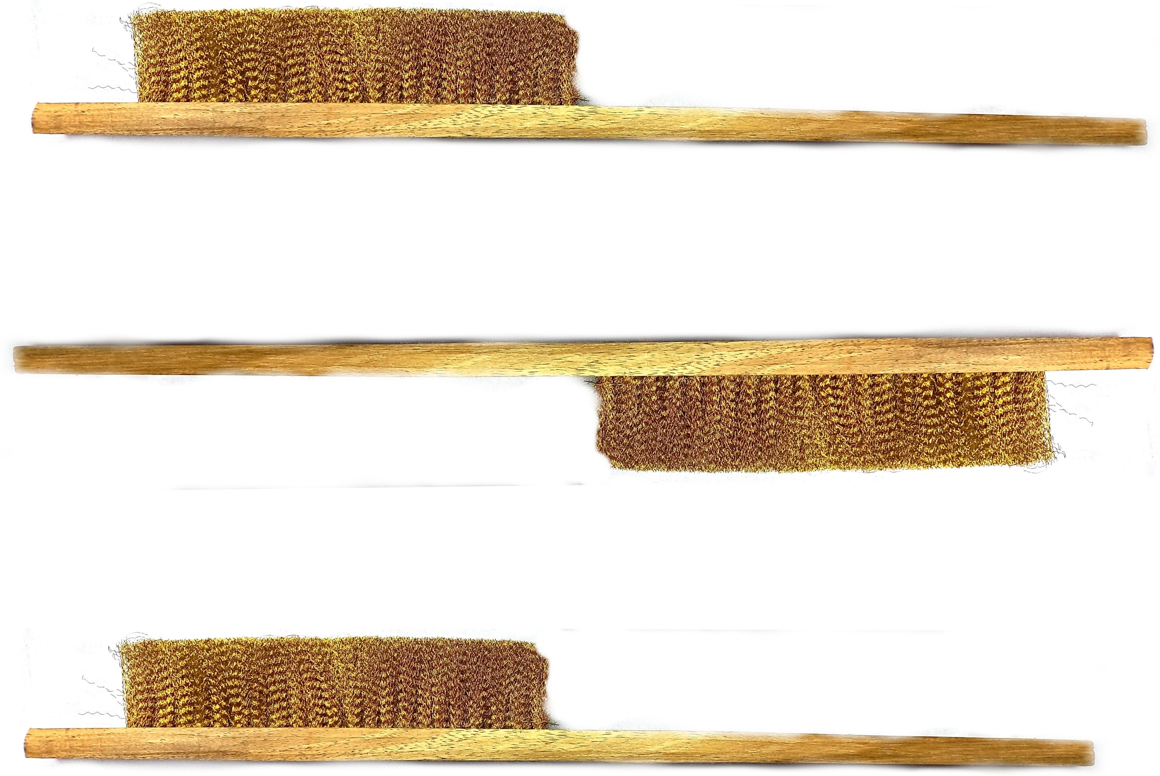 3 Row Brass Pital Brushes Handle Scratch Brush-image-12