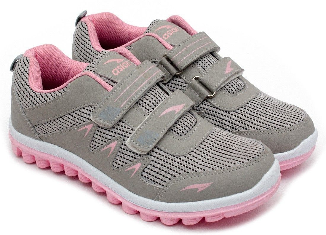 asian Fashion-02 Grey Pink Walking Shoes,Gym Shoes,Casual Shoes,Training Shoes,Sports Shoes, Walking Shoes For Women-picture-16