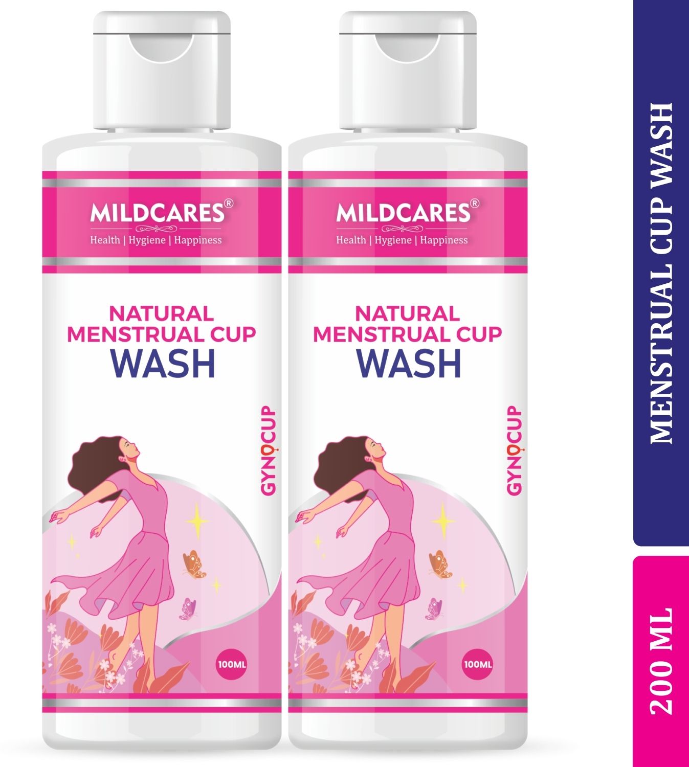 Menstrual Cup Wash with Rose Fragrance Intimate Wash-image-1