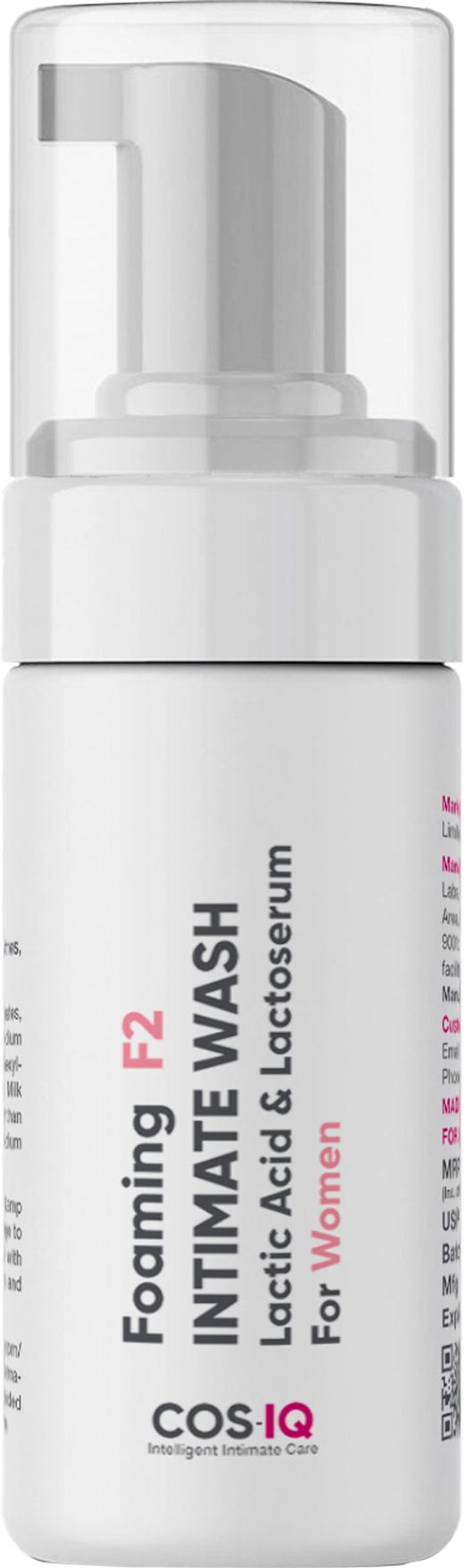 Foaming F2 Intimate Wash for Women, Hygiene Wash with Lactic Acid & Lacto serum Intimate Foam-image-45