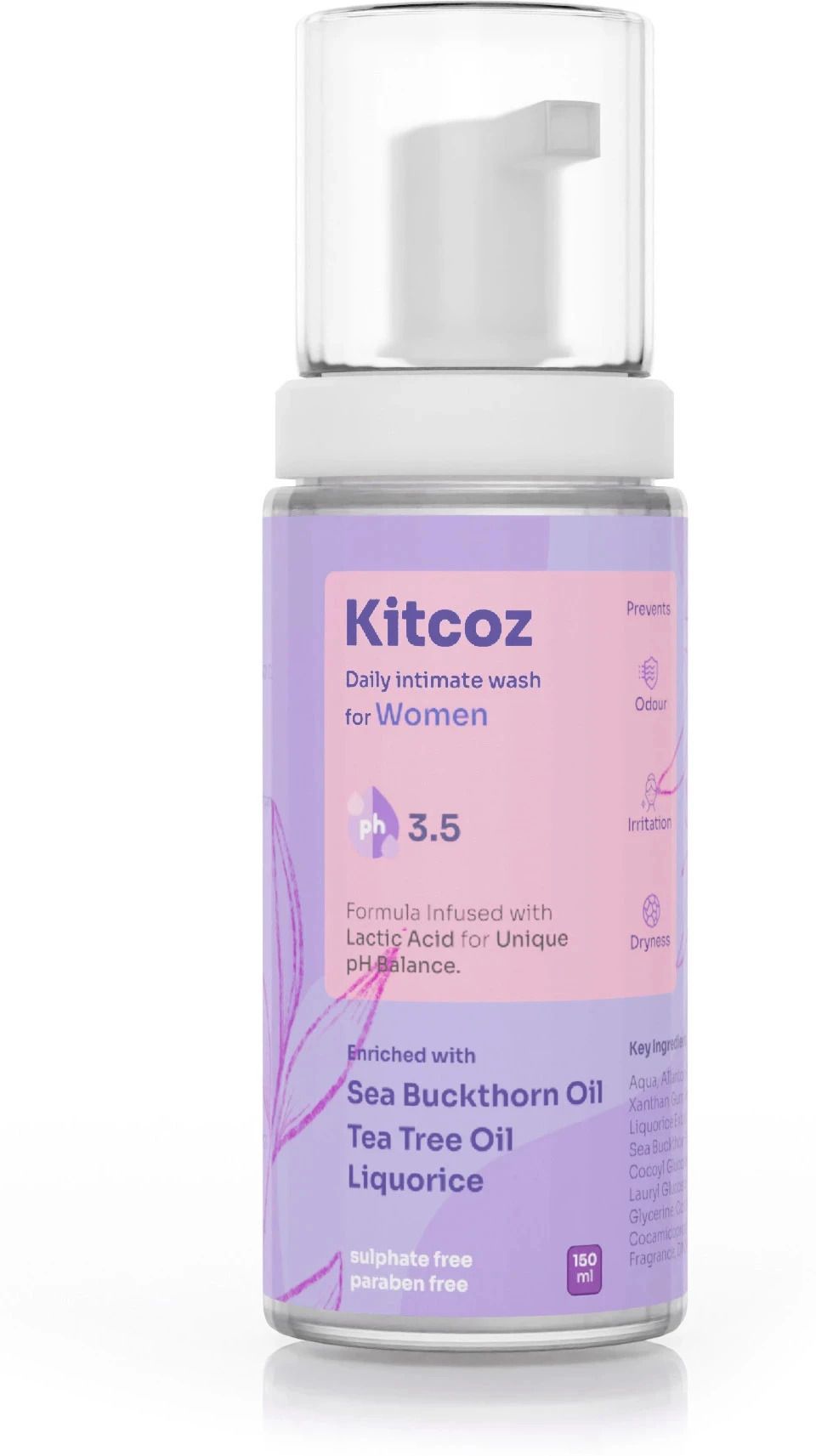 kitcoz Intimate Wash For Women To Prevent Drying, Itching, Odour & Infections - Intimate Foam-picture-18