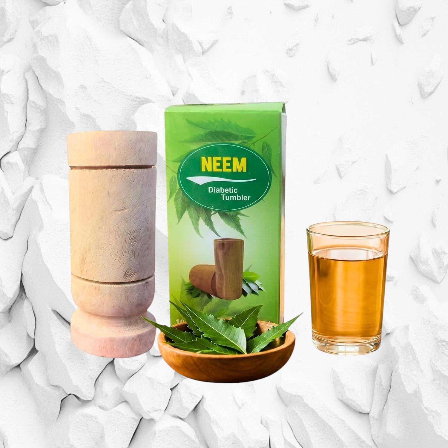 yavrixz Premium Neem Wooden Tumbler Natural Wood Water Drinking Glass 100 ml -LEMP119 Glass Water/Juice Glass-picture-20