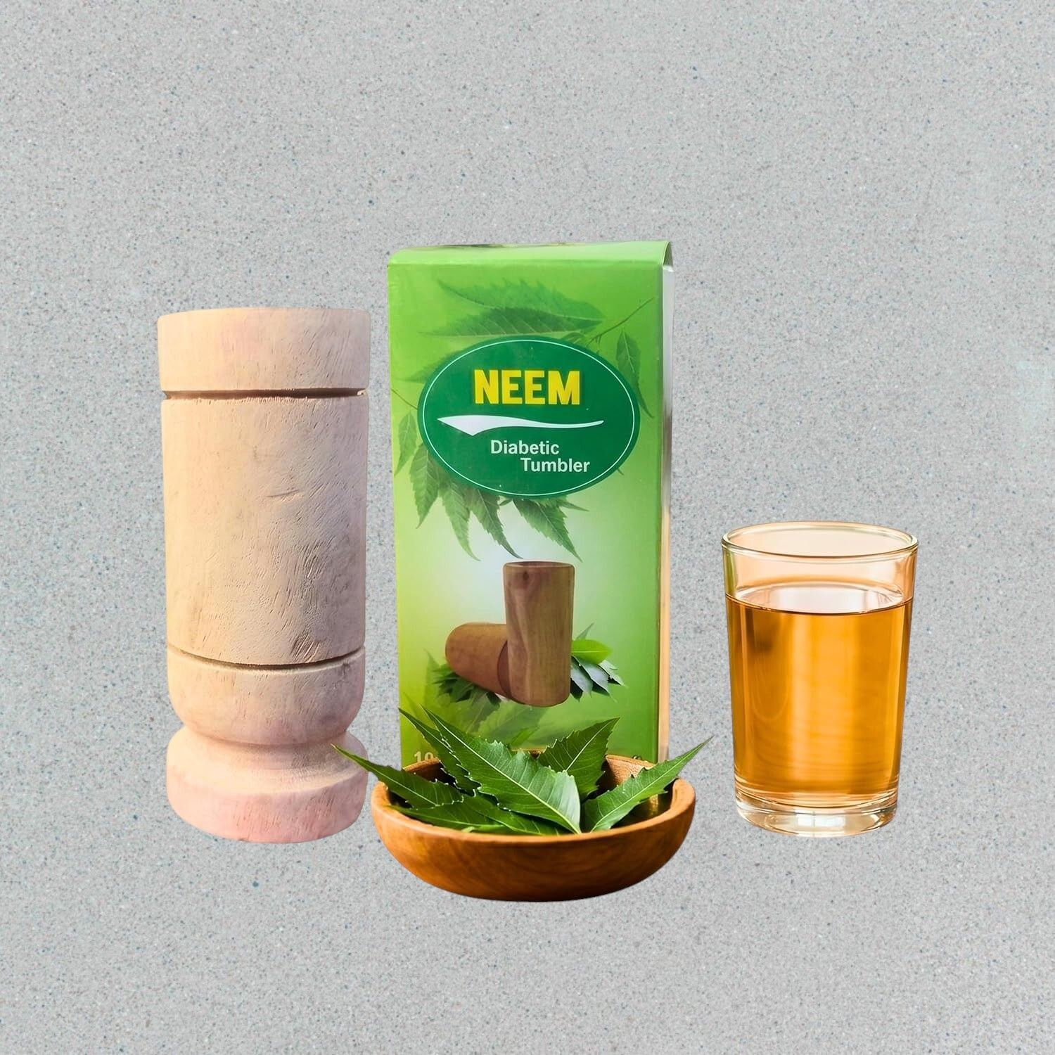 yavrixz Premium Neem Wooden Tumbler Natural Wood Water Drinking Glass 100 ml -LEMP382 Glass Water/Juice Glass-picture-27