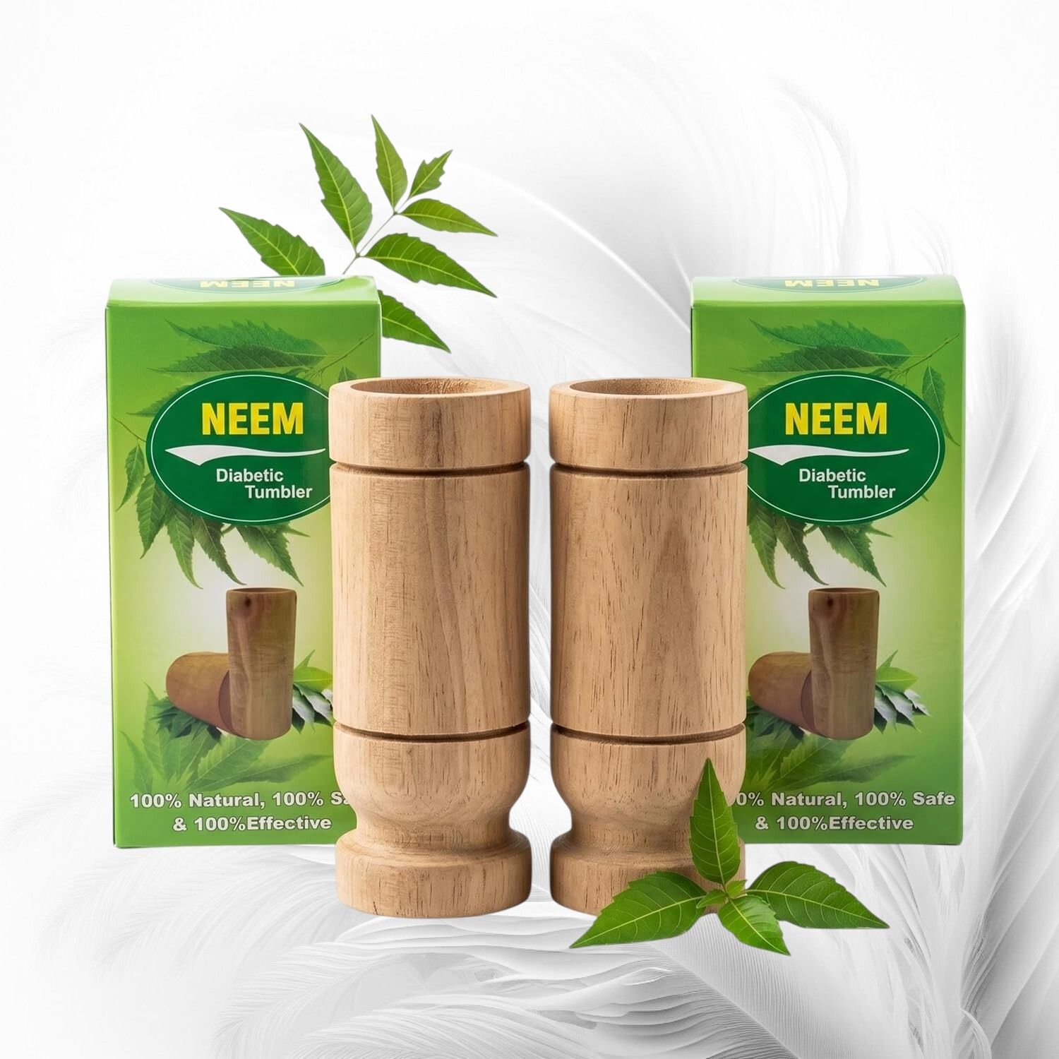 yavrixz Premium Neem Wooden Tumbler Natural Wood Water Drinking Glass 100 ml -LEMP135 Glass Water/Juice Glass-picture-16