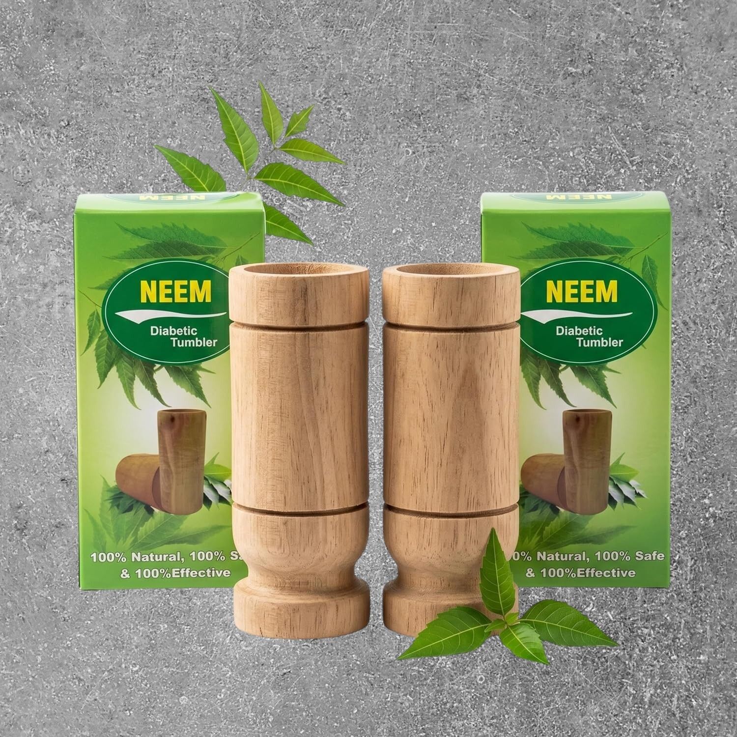 yavrixz Premium Neem Wooden Tumbler Natural Wood Water Drinking Glass 100 ml -LEMP344 Glass Water/Juice Glass-picture-24