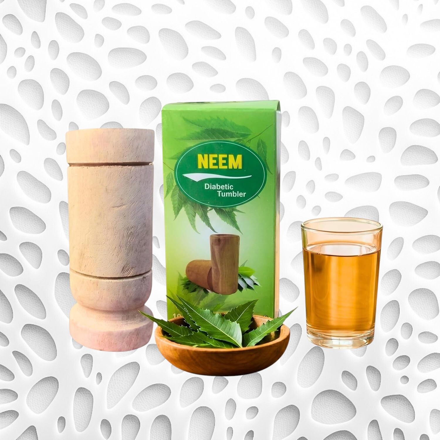 yavrixz Premium Neem Wooden Tumbler Natural Wood Water Drinking Glass 100 ml -LEMP258 Glass Water/Juice Glass-picture-31
