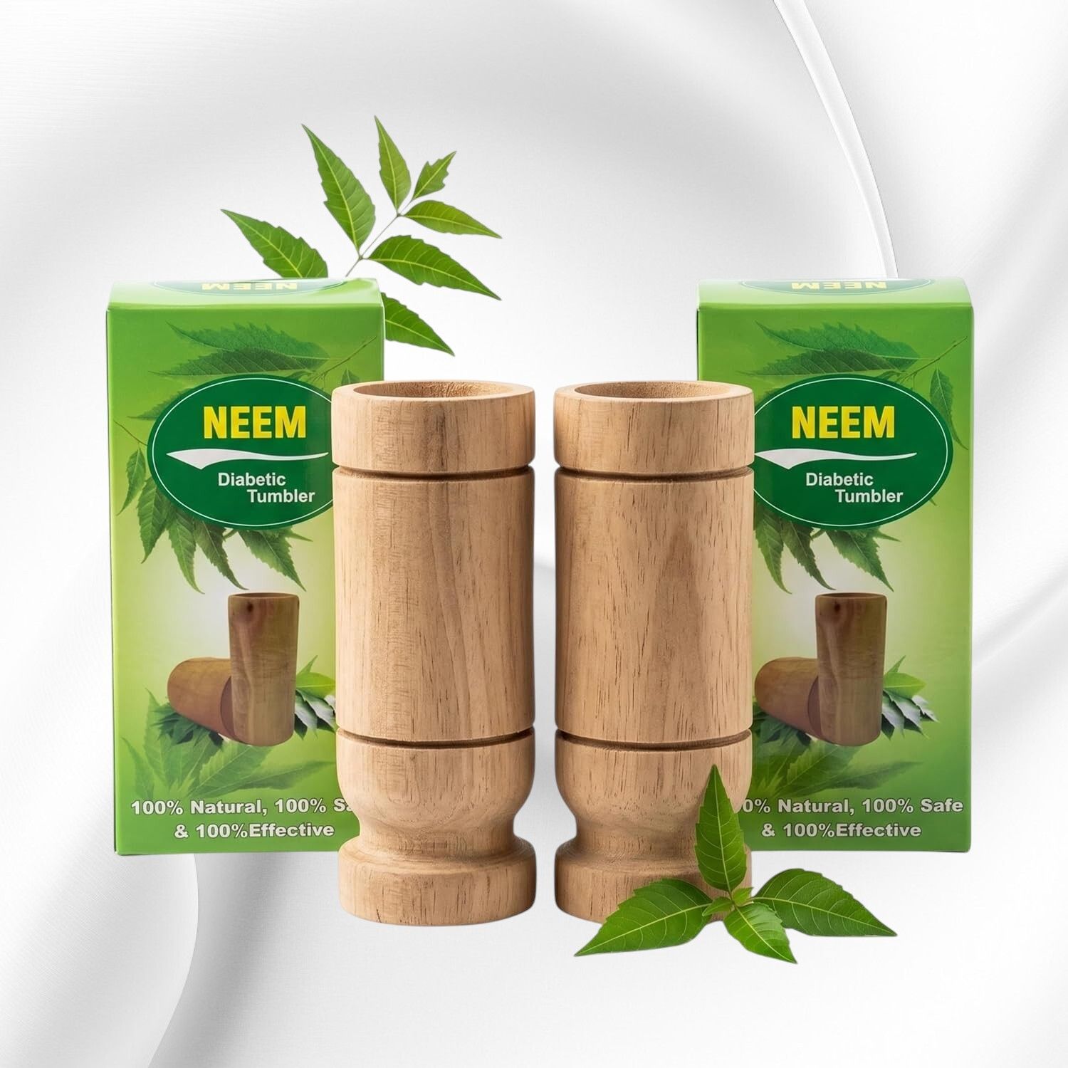 yavrixz Premium Neem Wooden Tumbler Natural Wood Water Drinking Glass 100 ml -LEMP79 Glass Water/Juice Glass-picture-23