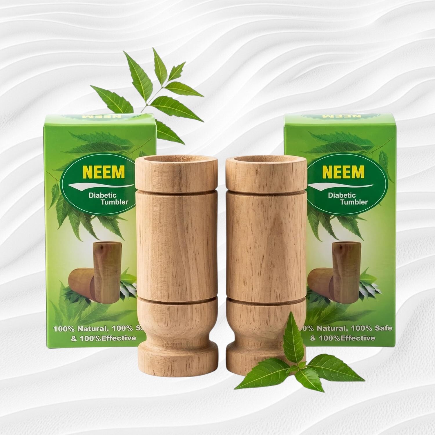 yavrixz Premium Neem Wooden Tumbler Natural Wood Water Drinking Glass 100 ml -LEMP133 Glass Water/Juice Glass-picture-19