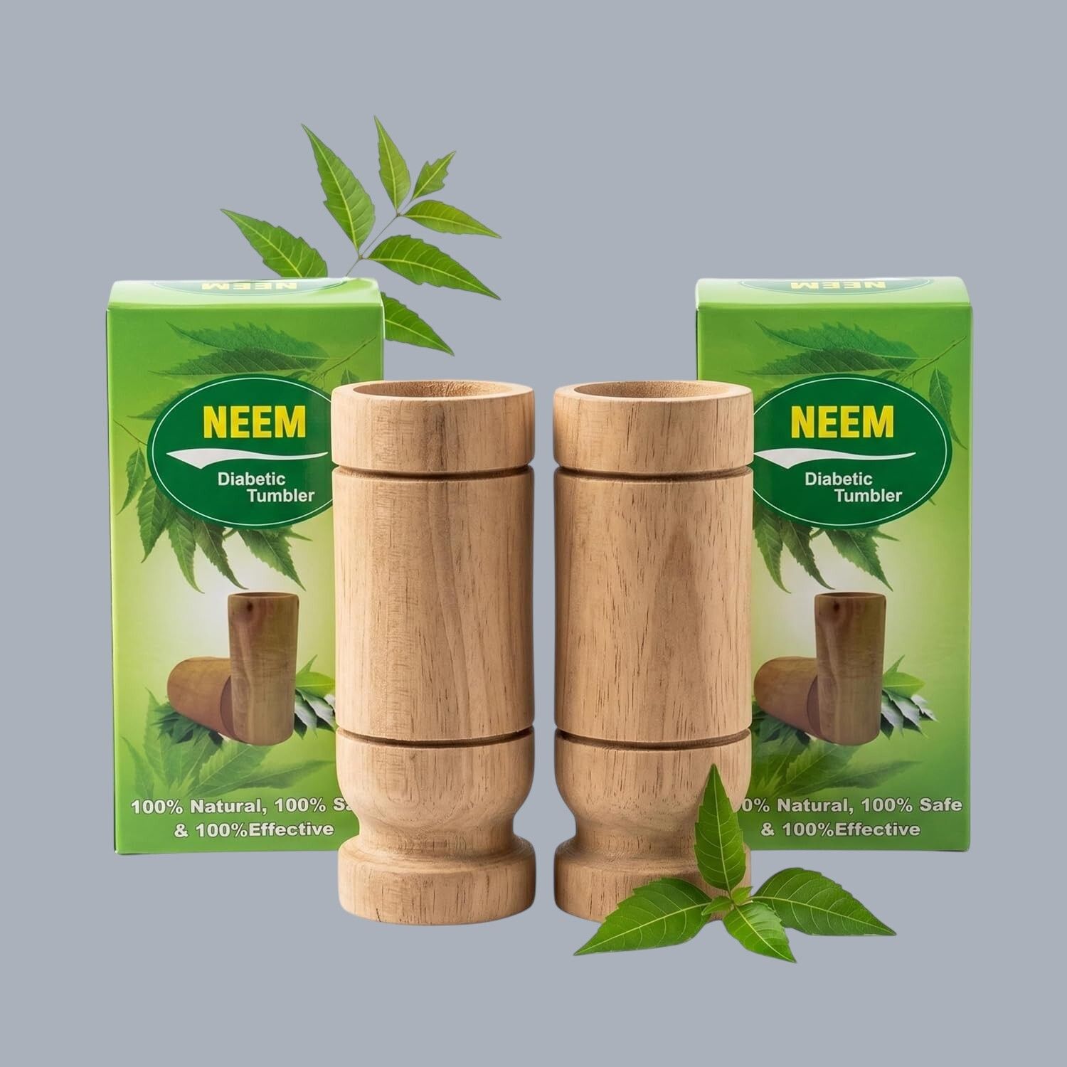 yavrixz Premium Neem Wooden Tumbler Natural Wood Water Drinking Glass 100 ml -LEMP199 Glass Water/Juice Glass-picture-26