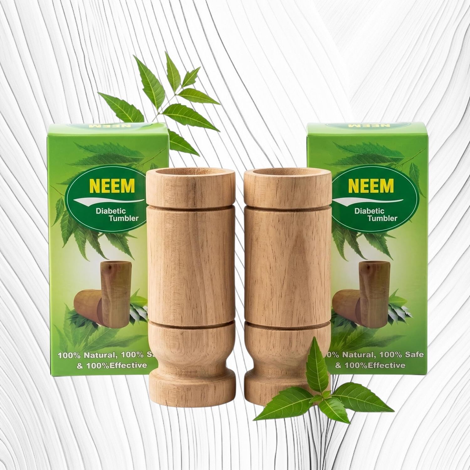 yavrixz Premium Neem Wooden Tumbler Natural Wood Water Drinking Glass 100 ml -LEMP106 Glass Water/Juice Glass-picture-13