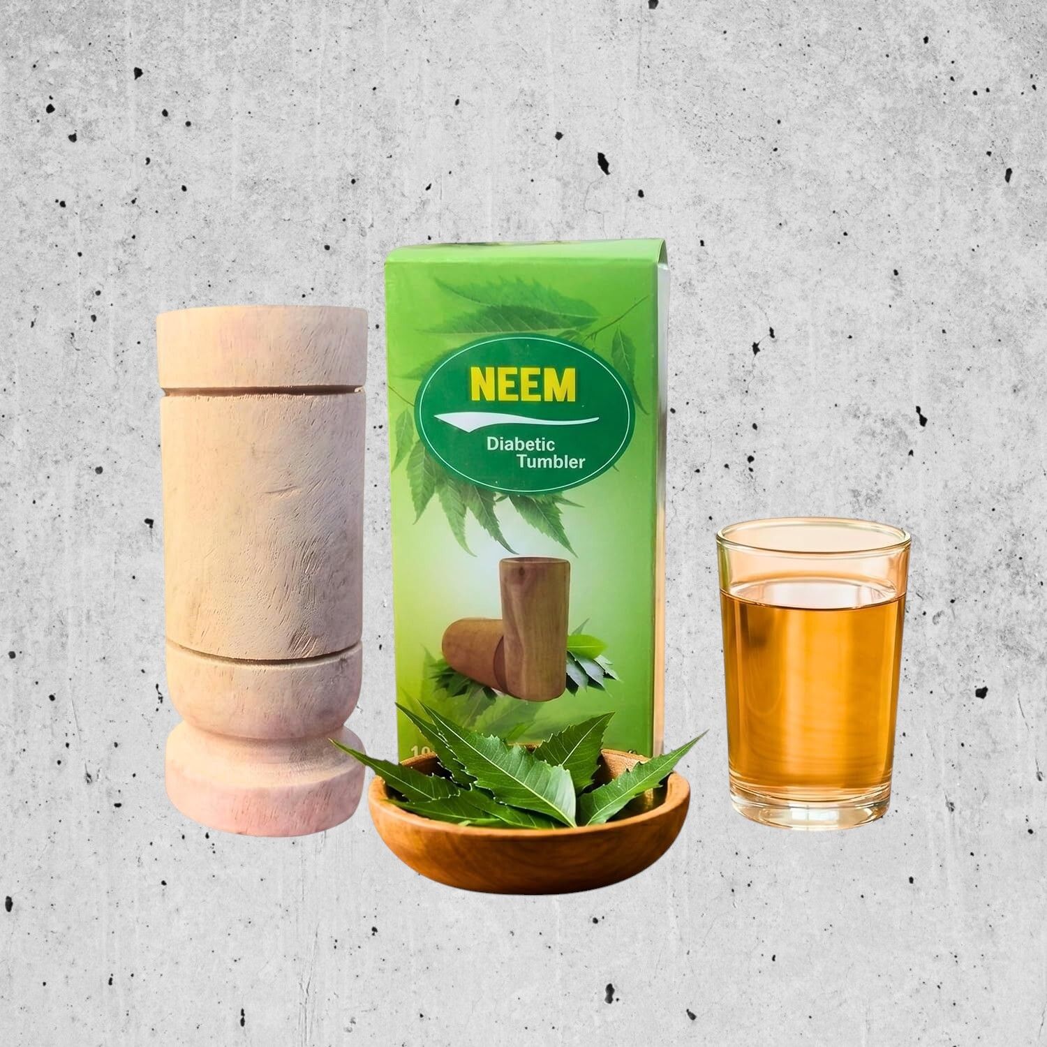 Premium Neem Wooden Tumbler Natural Wood Water Drinking Glass 100 ml -LEMP245 Glass Water/Juice Glass-image-40