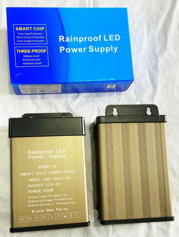 Divinext 12V DC 33.3A 400W Rainproof LED Driver AC-DC Power Supply 400 Watts PSU-picture-21