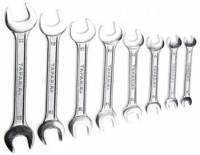 DEP 08 Taparia Double Ended Open Spanner Set Double Sided Open End Wrench-image-41