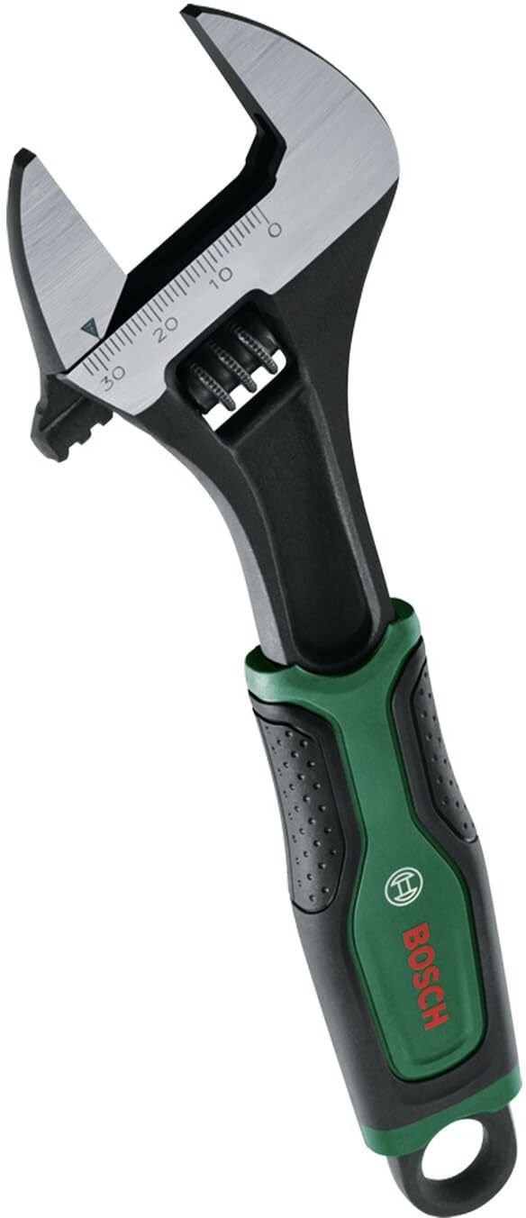 bosch 200mm Adjustable Wrench | Durable Carbon Steel with 30mm Jaw Opening & Ergonomic Non-Slip Handle Single Sided Open End Wrench-picture-16