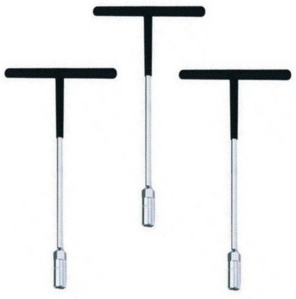 inditrust new 8mm,10mm,12mm t spanner pack of 3 combo Single Sided T Type Wrench image 1