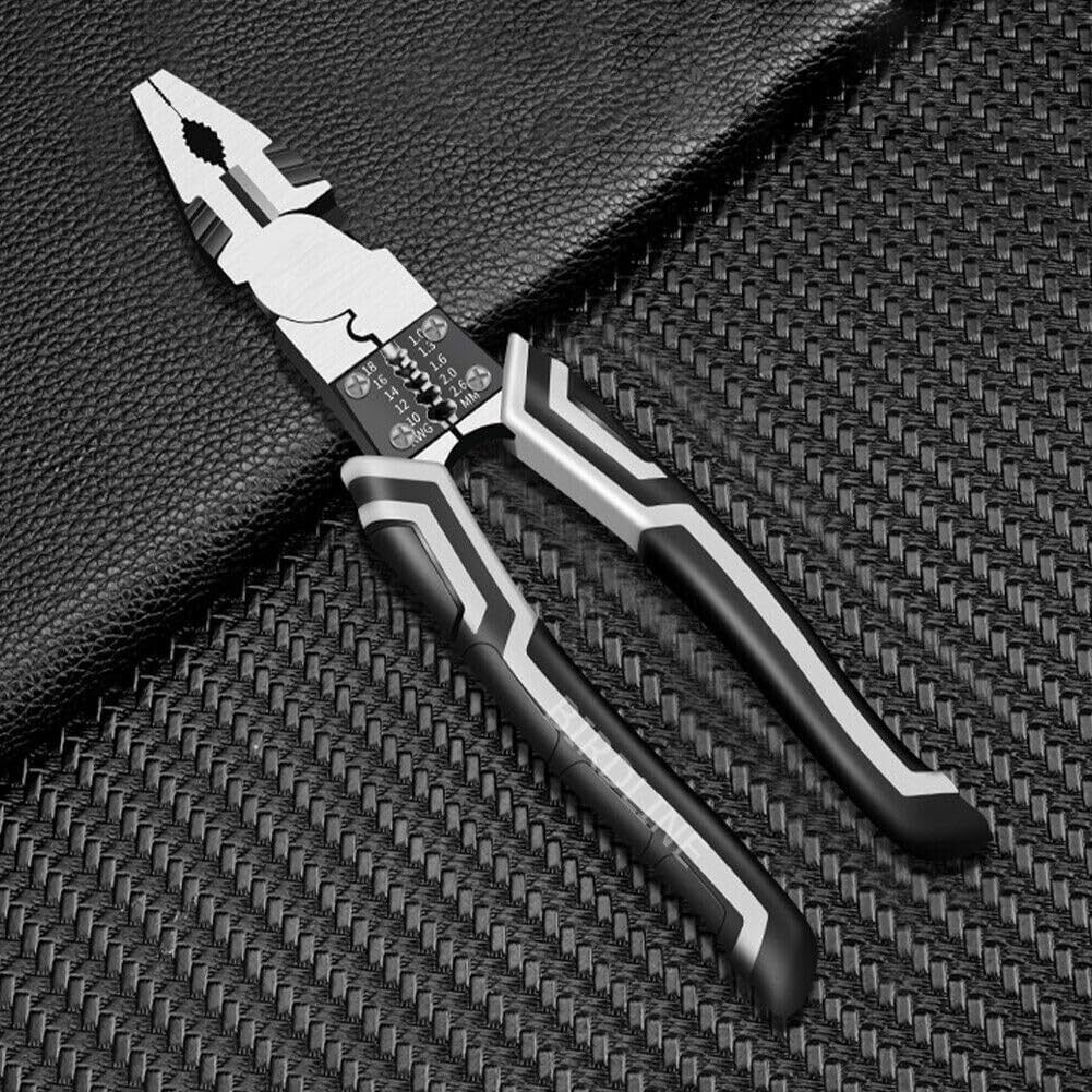 vattu 7 in 1 Wire Stripping Tool, Wire Cutter With Gripping, Wrench, Crimping, Hand Tool Cable Stripping Cutting Single Sided Speciality-picture-13