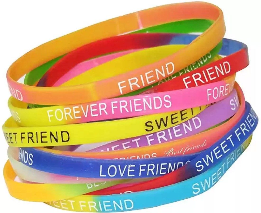 Friendship Bands for Girls Boys- Best Friendship Day Wrist Bands (Pack of 12) Boys & Girls Wrist Band-image-17