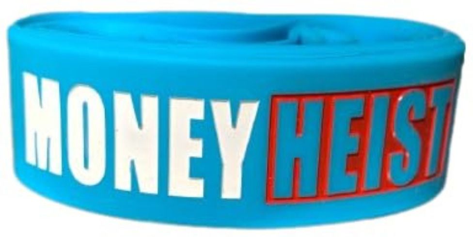 Money Heist Silicon Wristband For Men Wrist Band