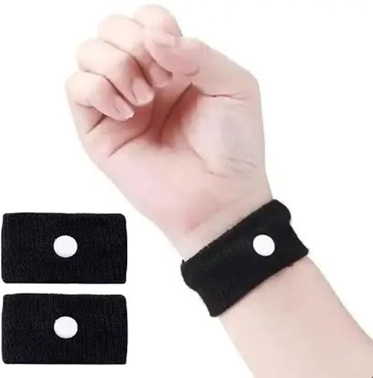 vrustee Anti-Nausea Wristband for Anxiety,Air Sickness Reliefs Handband with Pair Men & Women Wrist Band-picture-10