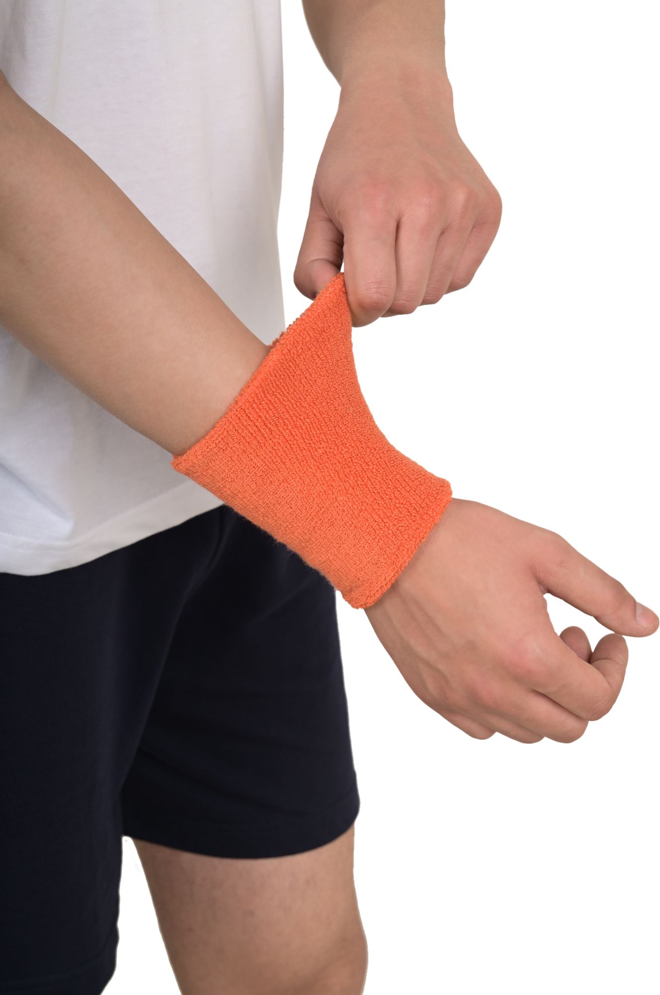 Unisex 5" Cotton Rich Multisports Sweatband Men Wrist Band