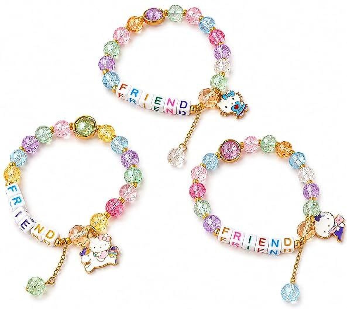 aurie Colorful Kitty Charm Friendship Day Bracelets for Kids, Boys & Girls Boys & Girls Wrist Band-picture-47