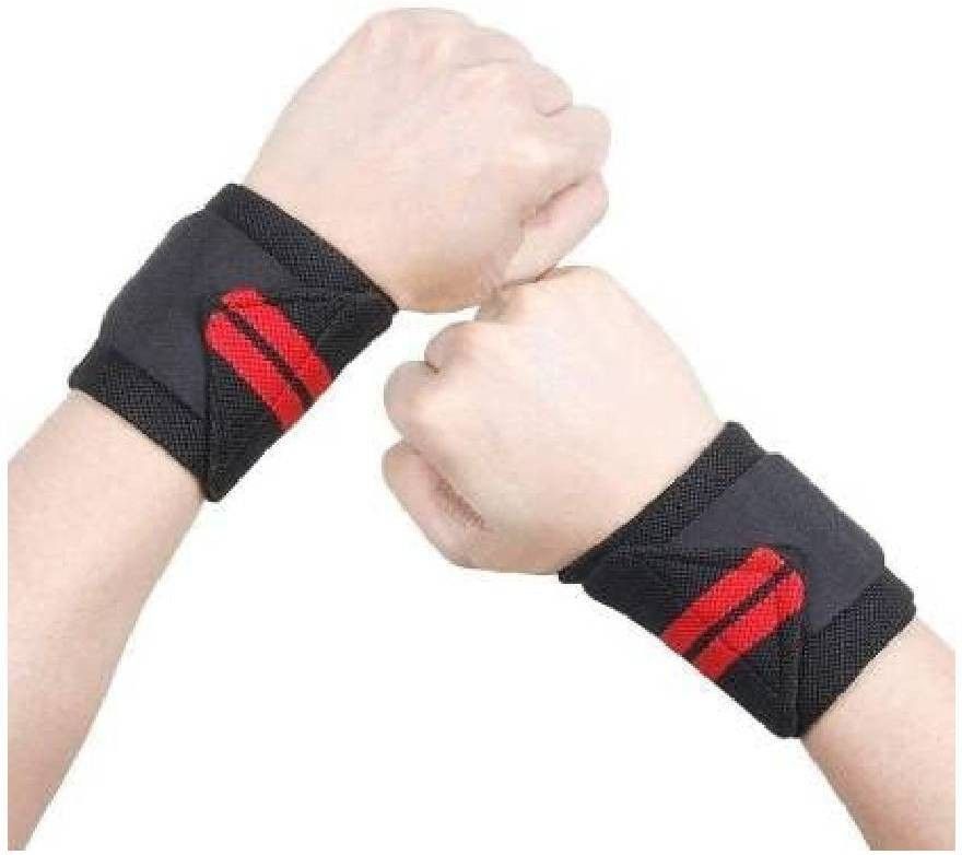 Wrist Support with Thumb Loop Strap Wrist Support Gym Men Men Wrist Band-image-8