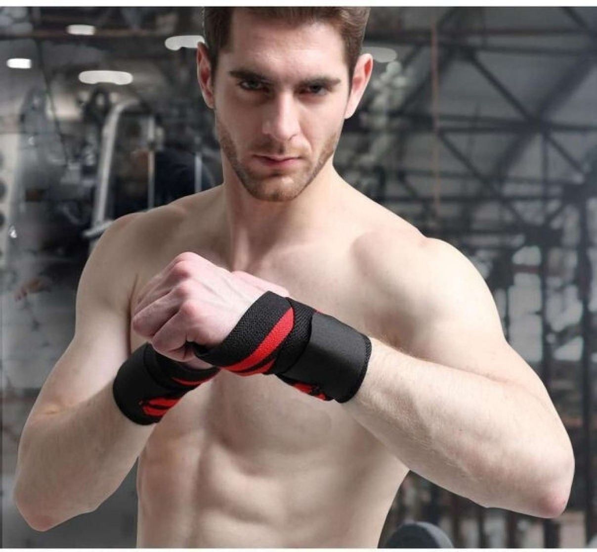Wrist Wrap Gym Accessories for Men Hand Grip & Wrist Support Gym15 Men Wrist Band