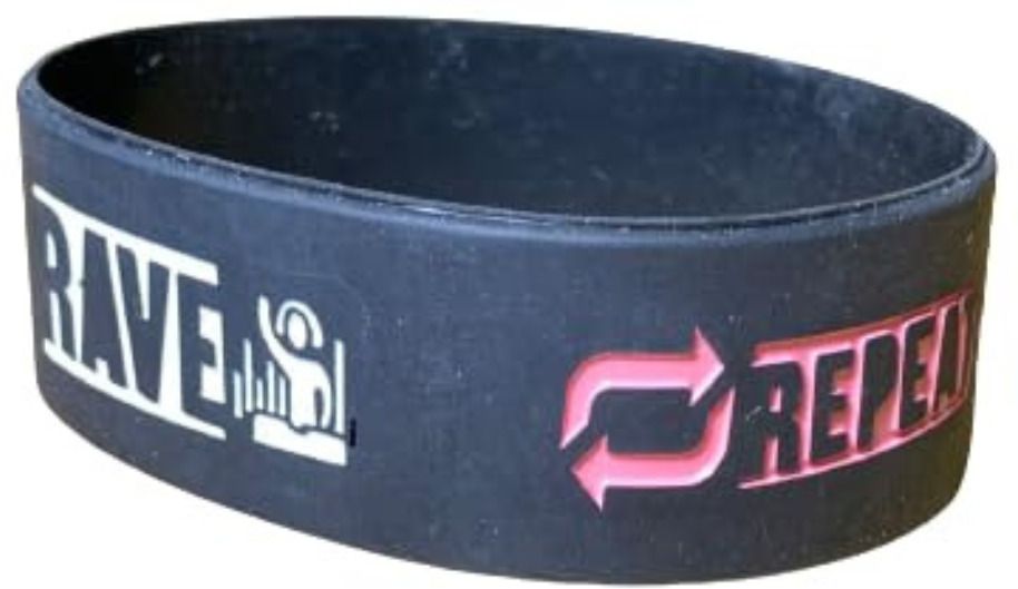Eat Sleep Repeat Silicon Wristband For Men Wrist Band