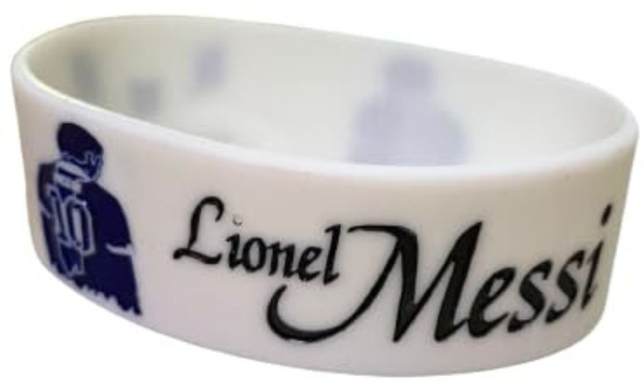 Soccer Fans Messi Silicon Wristband For Men Wrist Band