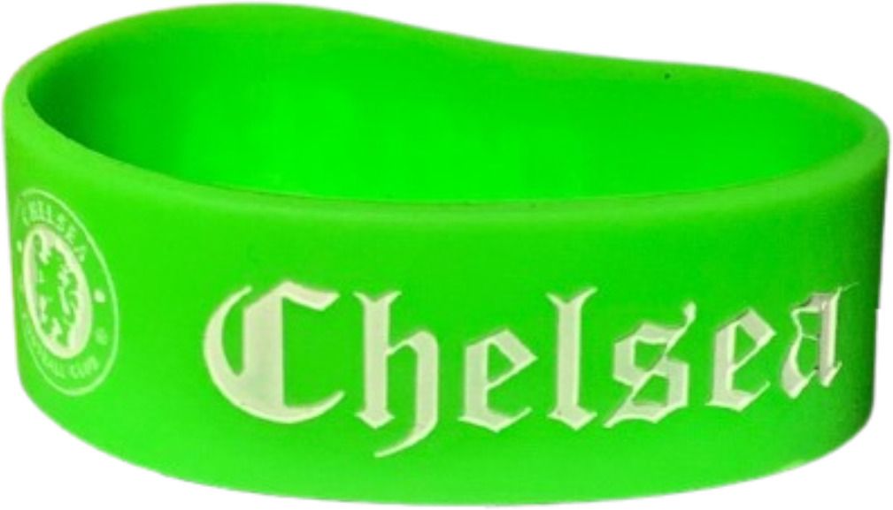 Light Green Silicon Football Fans Wristband Men Wrist Band