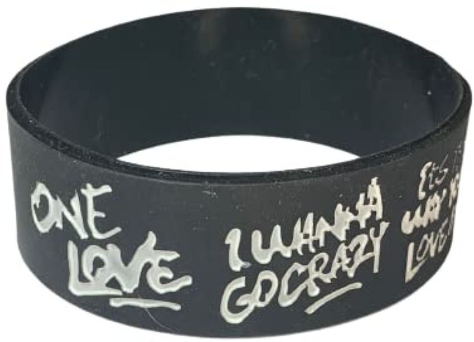 Psychedelic Music Silicon Wristband For Men Wrist Band