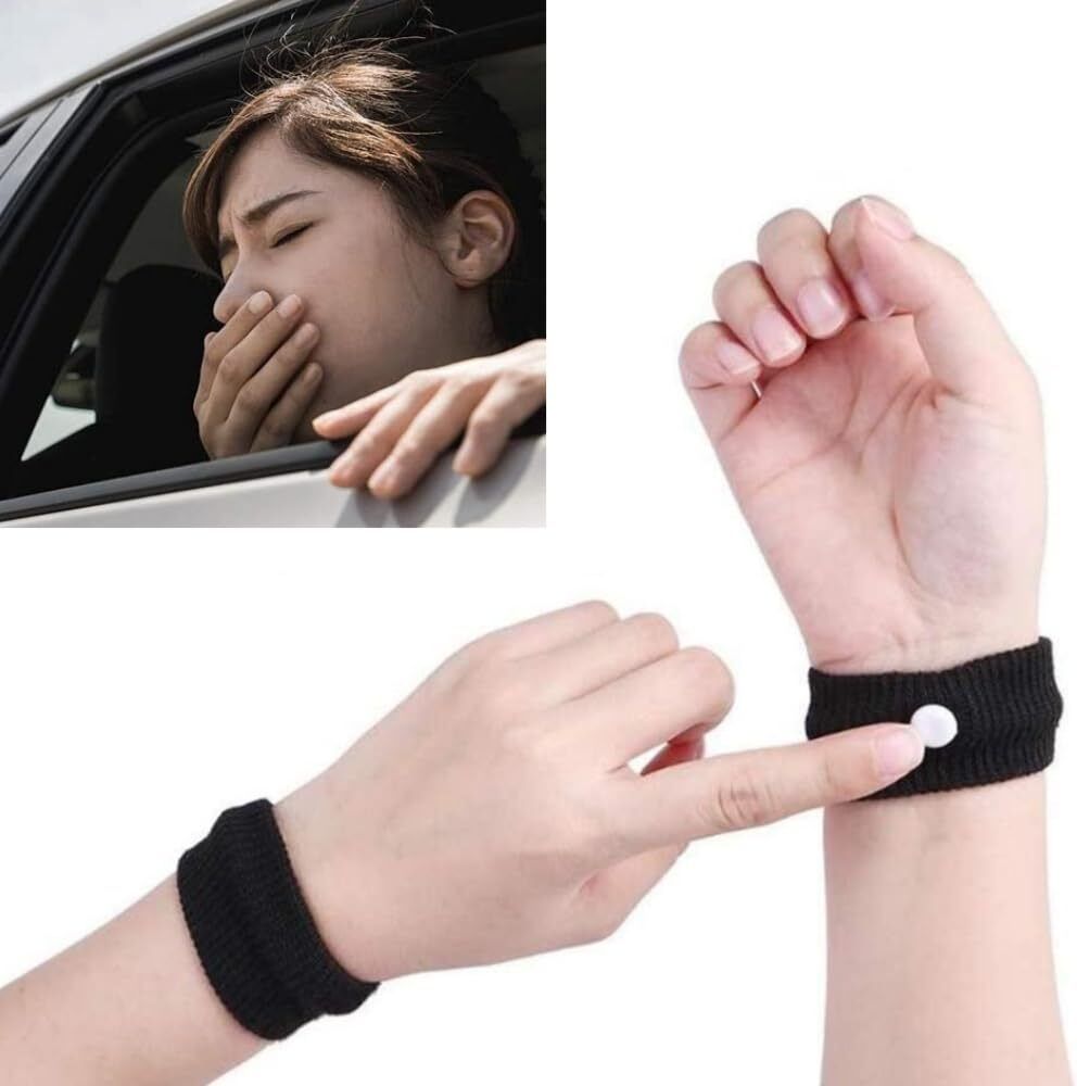 ezliving Motion Sickness Band Anti Nausea Wristband Men & Women Wrist Band-picture-19