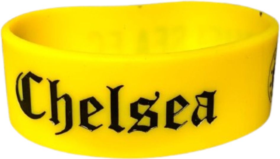 Yellow Silicon Football Fans Wristband Men Wrist Band