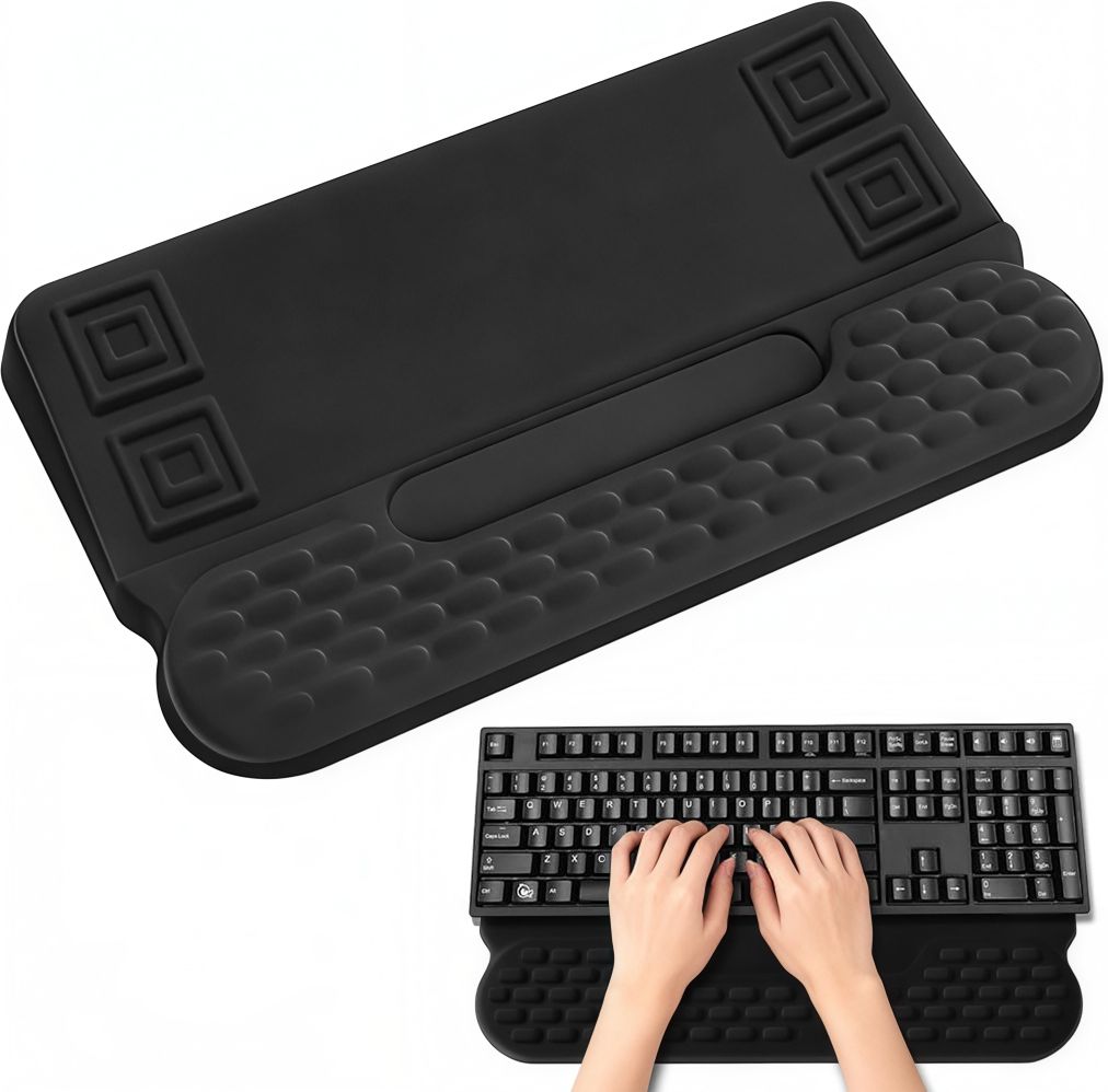 Zorbes Ergonomic Keyboard Wrist Rest with Memory Foam and Non Slip Base Support Memory Foam Keyboard Wrist Rest-image-16