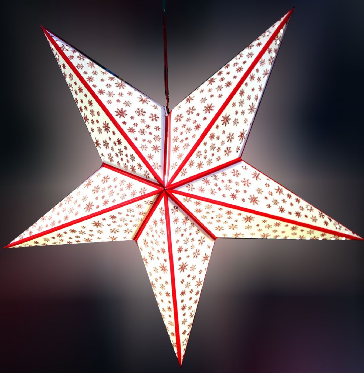 Paper Star Hanging Lantern_Yellow_AZ73pack of 1 White Paper Hanging Lantern-image-7