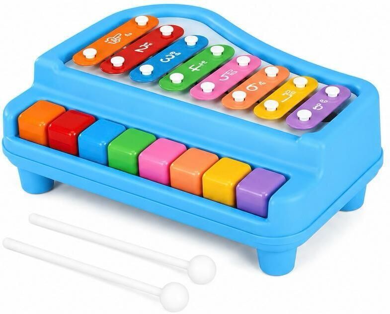 novexa 2 IN 1 PIANO XYLOPHONE MELODY BEATS 2 IN 1 PIANO XYLOPHONE MUSICAL TOY FOR BOYS & GIRLS Xylophone-picture-37