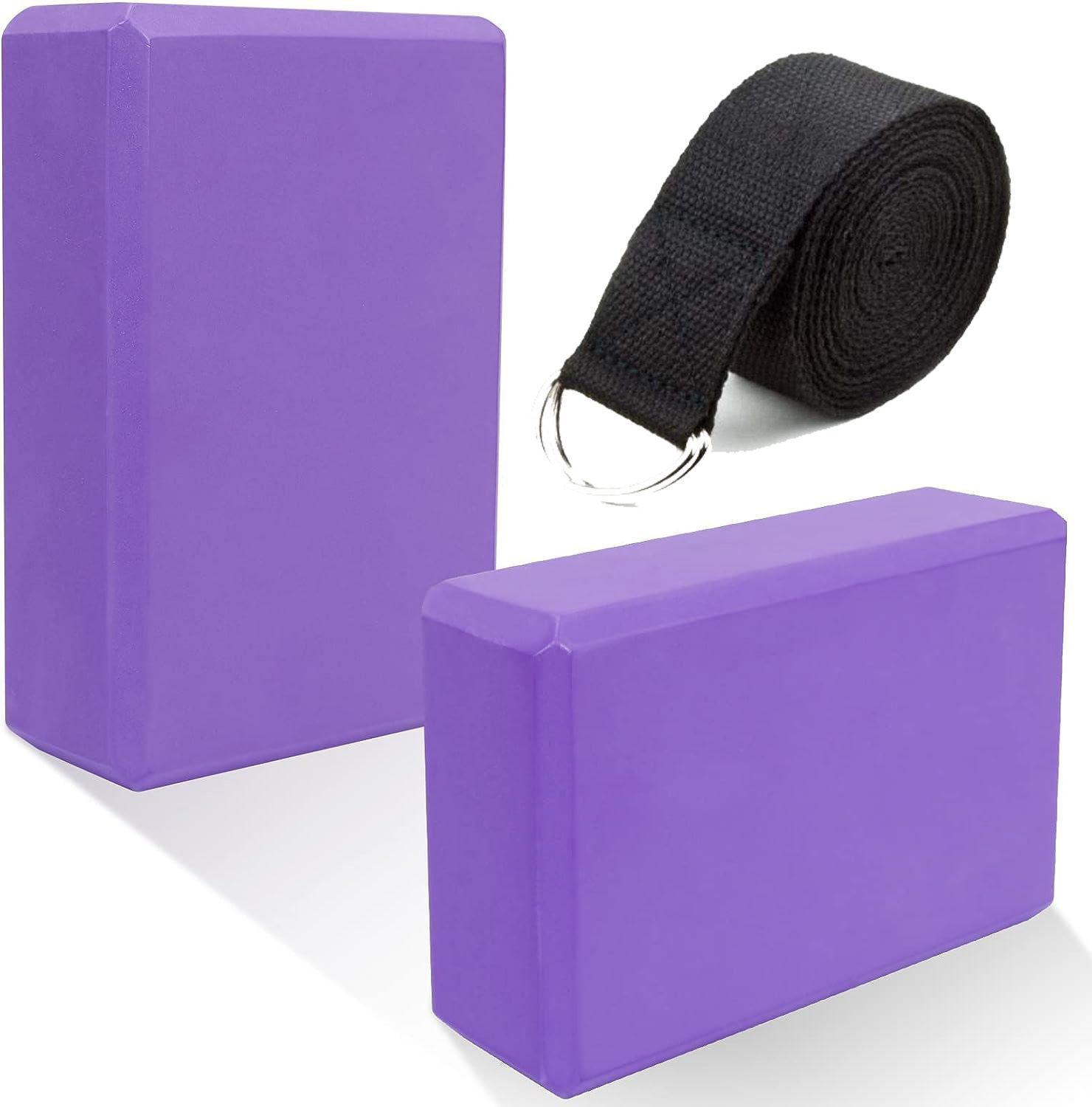 Yoga Foam Block and Yoga Belt Yoga Blocks-image-2
