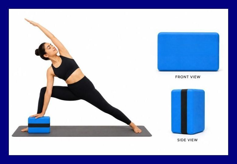 Yoga Bricks for Exercise Yoga Blocks for Men and Women Yoga Blocks-image-0